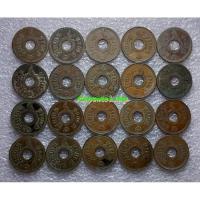 ราคา เหรียญสตางค์รู 1 สตางค์ ปี 2470,2472,2478,2480,2482*ปีละ 4 เหรียญ.. รวม 20 เหรียญ (16092946320)