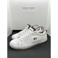 ราคา รองเท้า Lacoste สีขาว ของแท้ Size 39.5 #มือสอง (24763914592)