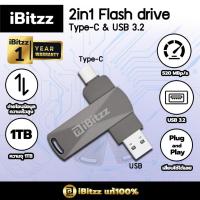 ราคา iBitzz 2in1 Flash Drive Type-C & USB 3.2 แฟลชไดร์ฟ 1TB แฟลชไดร์ฟ iP15 16/  Pro Air4 5 6 / Android ) (29991437597)