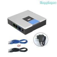 ราคา RR VOIP Gateway 2 พอร์ต SIP V2 Protocol อะแดปเตอร์โทรศัพท์อินเทอร์เน็ตพร้อมสายเคเบิล (28593549884)