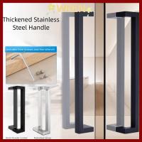 ราคา ทําลาย มือจับประตู, สแตนเลสสี่เหลี่ยมท่อหนาจับสนิมทั้งสองด้านสวมทนประตูกระจกมือจับประตูประตูไม้โลหะประตู (26541704648)