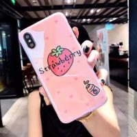 ราคา [ใส่โค้ดลดค่าส่ง] เคสไอโฟน STRAWBERRY สตรอเบอรี่ iPhone 6/6s/6+/6s+/7/7+/8/8+/X (1269872592)