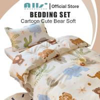 ราคา ชุดเครื่องนอน การ์ตูน ปลอกผ้านวม ผ้าปูที่นอน ปลอกหมอน ไม่มีผ้านวม 3.5ฟุต 6ฟุต 5ฟุต 6.5ฟุต Kitty คิตตี้ หมี ไมโครไฟเบอร์ สีพื้น นุ่ม เป็นมิตรกับผิว INS single queen (29167334056)