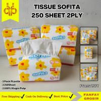ราคา [FG] ทิชชู่โซฟีิต้า 2 ชั้น 250 แผ่น | กระดาษเช็ดหน้า Nice Soft Box | กระดาษเช็ดหน้า 250 แผ่น (41622716122)