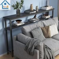 ราคา โต๊ะยาว/โต๊ะไม้แคบ/โต๊ะข้างเตียง/ชั้นวางหลังโซฟา/ตู้เก็บข้อมูลช่องแคบ สามารถวางในพื้น ที่ขนาดเล็ก สีดำ สีดำ 100/120cm (29825740302)