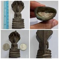 ราคา พระบูชา นาคปรก ขนาดฐานกว้าง 3 ซม. สูง 8.5 ซม ของเก่าเก็บ สวยคลาสิค (29753851071)