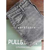 ราคา [ใหม่][ใหม่] Pull&Bear Basic Carrot Grey Washed Out Jeans (6882178834)
