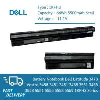 ราคา Dell Battery DELL Latitude 3470 Vostro 3458 3451 3451 3458 3551 3458 3558 5551 5555 5558 5559 1KFH3 เกรด Original (44362440086)