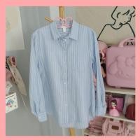 ราคา เสื้อเชิ้ตแขนยาว H&M มือสอง (22441787401)