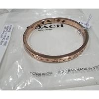 ราคา กำไล Coach สีโรสโกลด์ (19127649713)