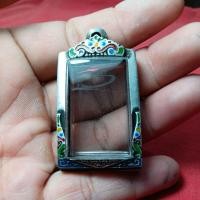 ราคา กรอบพระสมเด็จเนื้อเงินผสมขนาดพระที่เหมาะกว้าง2.4×3.6ซม.เล็กใหญ่ได้นิดหน่อยมีห่วงพร้อมยาง (43517115015)