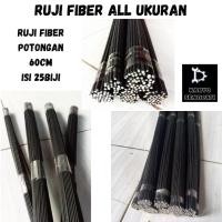 ราคา แท่งไฟเบอร์ 25 ชิ้น ซี่ลวดไฟเบอร์ 60ซม ทุกขนาด ซี่ลวดกรงนก ซี่ลวดว่าว (53500532708)