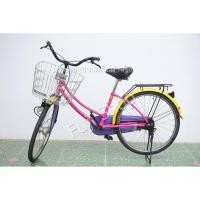 ราคา จักรยานแม่บ้านญี่ปุ่น - ล้อ 22 นิ้ว - ไม่มีเกียร์ - Bridgestone - สีชมพู [จักรยานมือสอง] (20191034018)