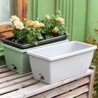 ราคา กระถางปลูกผักปลูกต้นไม้ กระปลูกผักปลูกดอกไม้ มีที่รอง กระถางพลาสติก เหมาะสำหรับต้นไม้ ดอกไม้ ขนาดเล็ก-กลาง (27080162004)