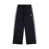 ราคา Balenciaga X Adidas Originals SS24 โลโก้ปักถักขาตรง Sweatpants กางเกง Unisex หลวม (26869495608)