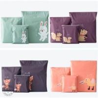 ราคา Zip Lock Bag - ถุงซิปล็อค ใส่เสื้อผ้า สำหรับเดินทาง เซ็ต 3 ใบ (1960644968)