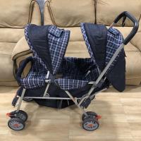 ราคา มือสองJapan รถเข็นเด็กฝาแฝด รถเข็นพี่น้อง (17041728874)