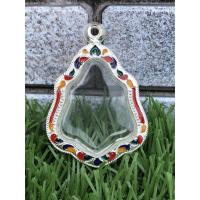 ราคา กรอบพระ ตลับพระ กรอบหลวงพ่อกวย หลวงพ่อกวย กรอบเงินลงยา สุโขทัย สวยงาม ขนาด กว้าง 3.0 ซม สูง 3.8 ซม (5917070050)