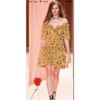 ราคา เดรส Kloset งานสะสมสีเหลือง ป้ายWidelia@real Mมือ1ป้ายห้อย (7972207517)