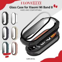 ราคา กรณีแก้วนิรภัย for Xiaomi Mi Band 10 9 8 2 ใน 1 กล่องหนัก PC กันชนฝาครอบหน้าจอ อุปกรณ์เสริม for Xiaomi Mi Smart Band 8 (26686859405)
