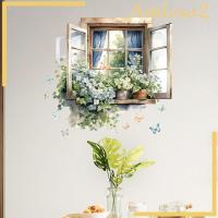 ราคา [แอมเลโซ2] สติกเกอร์หน้าต่างปลอมสติ๊กเกอร์ติดผนังศิลปะการประยุกต์ใช้ง่ายกว้างโปสเตอร์สําหรับผนังห้องน้ําห้องนอนตกแต่งบ้านประตู (41855156418)