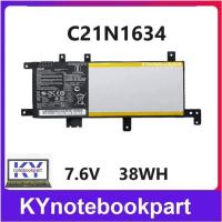 ราคา BATTERY ORIGINAL ASUS แบตเตอรี่ ของแท้ ASUS Vivobook R542UR V587U R542U X580B X542U C21N1634 (4224454406)