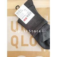 ราคา [ใหม่][ใหม่] Uniqlo Half Socks Sport Socks สีเทาเข้ม (42705718115)