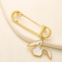 ราคา เข็มกลัด ดิออร์ ไทเทเนียมเหล็กกันน้ําไม่เป็นสนิมเสื้อผู้หญิงเสื้อกันหนาวผู้ชายสูทผูกปกขาหมวกขาหัวเข็มขัด (54501519823)