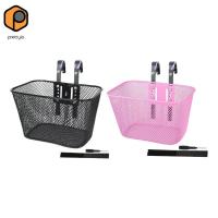 ราคา Prettyia ตะกร้าจักรยานหน้า ทำจากโลหะทนทาน มีเคลือบกันน้ำ เหมาะสำหรับเด็ก (42269672782)