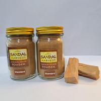 ราคา Sandalwood Powder (Standard) ไม้หอมแก่นจันทร์ ผงไม้จันทร์หอม หอมอโรม่า แท้ 100% ไม่มีน้ำหอม ไม่ไส่สี ไร้สารเคมี 100 gm. (146289902)