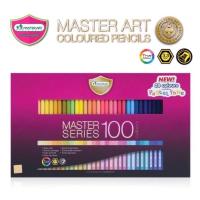 ราคา Master Art สีไม้ ดินสอสี 100 สี รุ่น Master Series (หัวเดียว) แถมฟรีกบเหลา (6855227129)