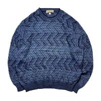 ราคา เสื้อไหมพรมสเวตเตอร์ลายวินเทจ by pronto uomo (L) (42355797001)