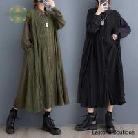 ราคา LC1758 Dress Premium Oversize Midi Korea Lastoria Boutique (49901326444)