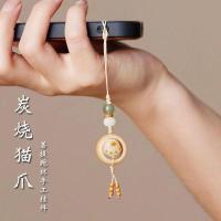 ราคา [อัตราการปราการ สุด ๆ 99%] หยกขาวโพธิ์รากแหวนวิ่งโซ่โทรศัพท์มือถือเชือกเส้นเล็กแหวนสั้นทอมือสไตล์น่ารัก อาเวนทูรีน จี้พวงกุญแจหยก[อัตราการทบทวนกว่า99%]ฟางสีขาวรากโพธิ์วิ (42824847737)