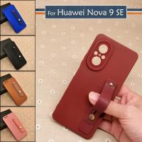 ราคา Huawei Nova 9 SE 9SE Simple Ring I-Ring Back Case TPU Soft Cover Casing Colourful Stand Mobile Housing (53901675097)