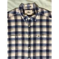 ราคา เสื้อ Lacoste slim fit 45 เป๋าคู่หน้า โทนสก๊อตฟ้าขาว เอว 44นิ้ว (20815185081)