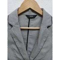 ราคา เสื้อสูทแบรนด์ ISSUE ลายทางสีดำไซส์ L ผ้าฝ้ายมือสองสภาพ100% (43059590199)