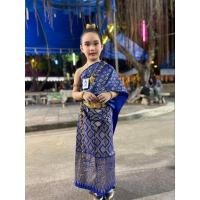 ราคา ชุดไทยสไบ 2 ชั้นเด็กมีสไบ 3-10 ปีมีให้เลือก 8 ไซส์ราคาไม่รวมเครื่องประดับ (28704768239)