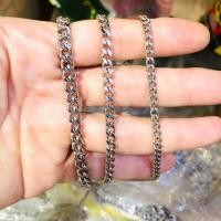 ราคา สร้อยเท่ๆ สร้อยสแตนเลส ลายแบนตะไบ 4มิล 5มิล 6มิล ไม่ลอกไม่ดำ 304 สแตนเลส (24983595034)