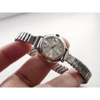 ราคา นาฬิกา Vintage มือสองญี่ปุ่น Seiko ชุบทอง 2502 0020 หน้าปัดสีเงิน ผู้หญิง ไขลาน ทรงกลม 25mm (43722812055)