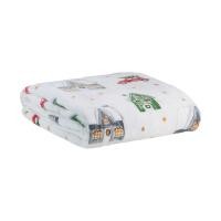 ราคา INDEX LIVING MALL ผ้าห่มแฟลนเนิลพิมพ์ลาย รุ่นโซอี้ ขนาด 150 x 200 ซม. - สีขาว (27342806768)