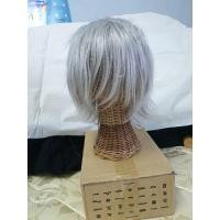 ราคา *มือ 2* Cosplay วิกผม สั้น สีเทา-เงิน ไหมทนร้อน (กรุณาอ่านรายละเอียดก่อนซื้อ) (24058464611)