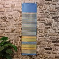 ราคา ผ้าทอทั้งผืน (ผ้าไหมแกมฝ้าย ผ้าไทย ผ้าซิ่น ผ้าถุง) ลายยกดอกลำพูน ยกล้านนา สีฟ้า (43421112584)