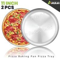 ราคา กระทะพิซซ่า 2 ชิ้น กระทะพิซซ่า / ถาดพิซซ่าอลูมิเนียมกลม ถาดอบ (27142791351)