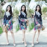 ราคา Oversize เสื้อตัวใหญ่ใส่หลวมๆ งานผ้าสปันเนื้อดี นิ่มสไตล์โบฮีเมียน ลายสวยๆ รอบอก 36-34 ยาว 35 นิ้ว (937429057)