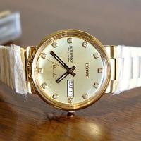 ราคา นาฬิกา POMAR รุ่น 73535 GG01(ทอง),SS05(เงิน) QUARTZ 3ATM Day-Date หลักตัวเลขคริสตัล Commander Style! (24753999298)