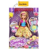 ราคา Sparkle Girlz: "Sweet Delights" 10.5" Fashion Doll & Accessories yellow skirt (21852272503)