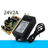 ราคา 24V 2A AC to DC Power Adapter Converter 5.5*2.5mm(Black) (1305518486)