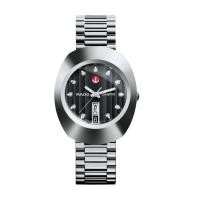 ราคา นาฬิกา RADO The Original Diastar Automatic รุ่น R12408613 (หน้าปัดดำสายบาง พลอย 11 เม็ด) (29086533473)