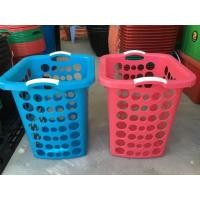 ราคา ตะกร้าผ้า สีฟ้า ชมพู พร้อมหูจับ ราคาถูก (3245890937)